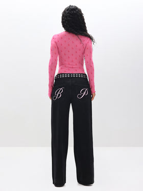 Mesh Long Sleeve Bodysuit