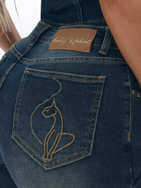 Stretch Denim Capri Jeans