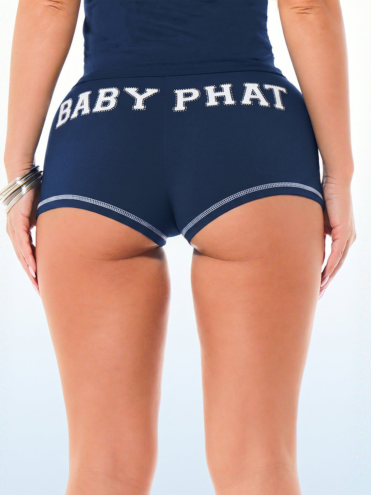 Baby Phat Rhinestone Micro Short