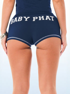 Baby Phat Rhinestone Micro Short