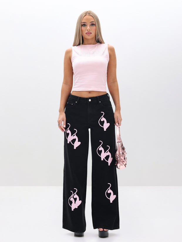 Rhinestone Graphic Tank Top