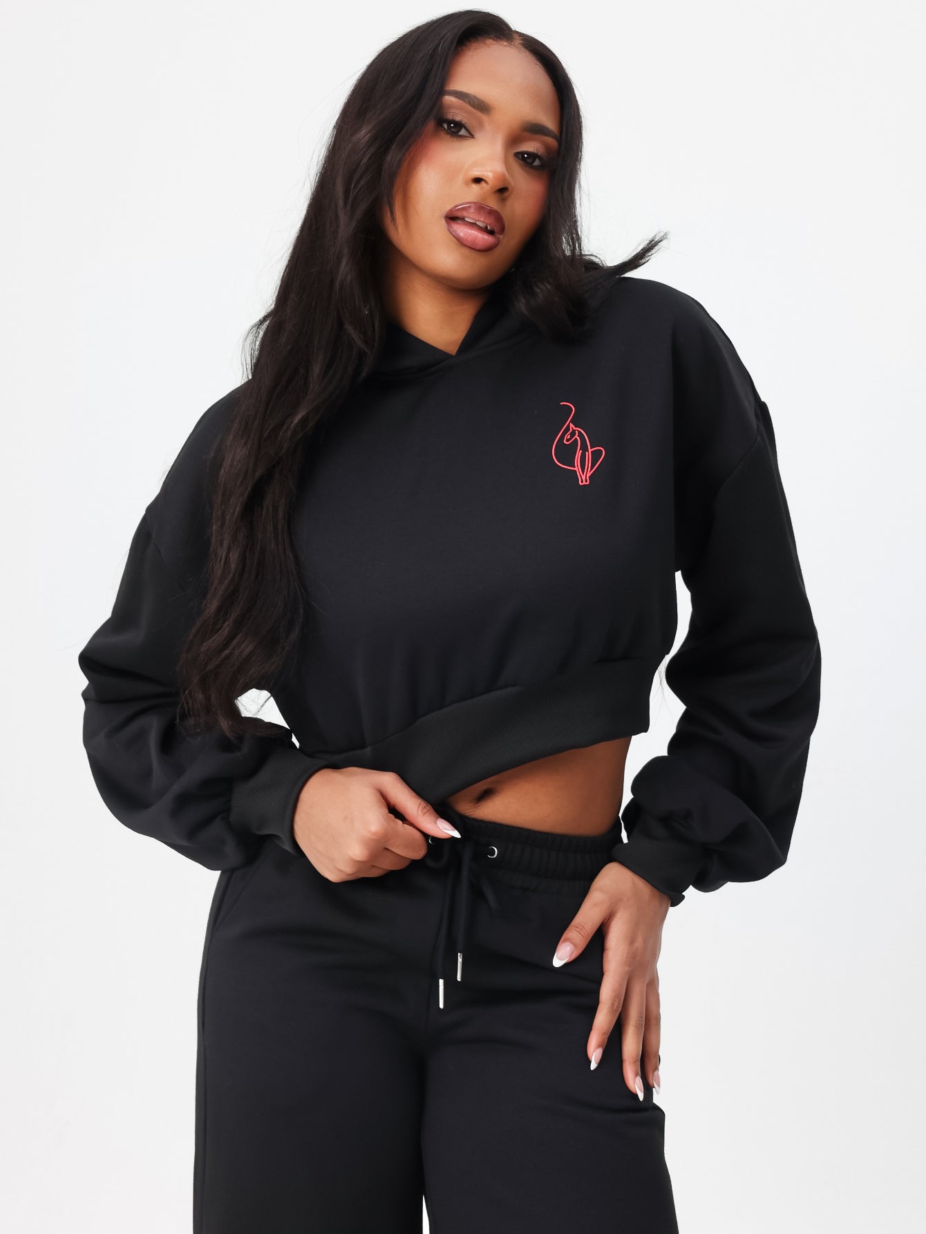 Oversized Cropped Hoodie | Baby Phat | Baby Phat