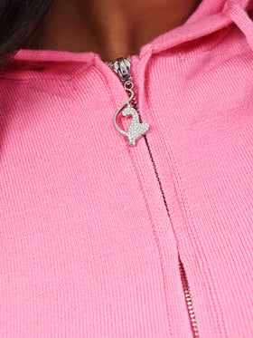Knit Hooded Top