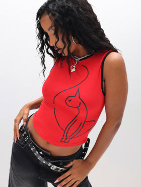 Graphic Logo Tank Top