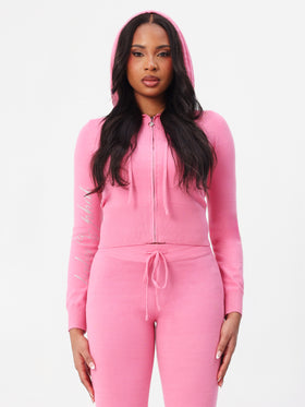 Knit Hooded Top