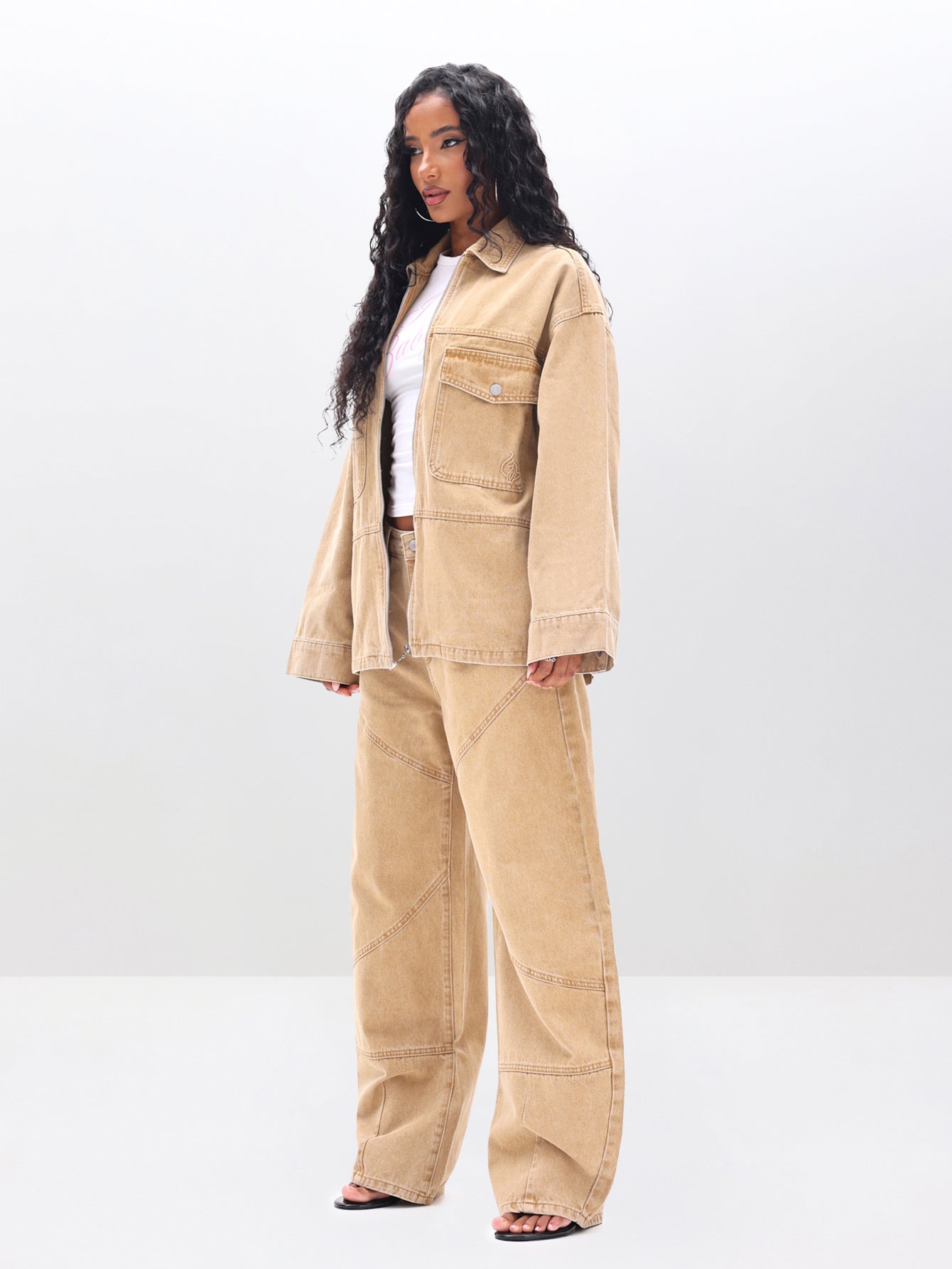 Oversized Denim Shacket