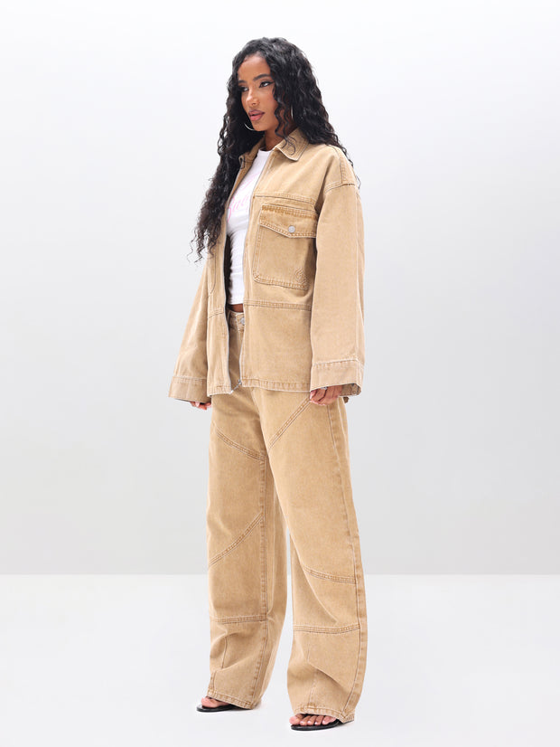 Oversized Denim Shacket