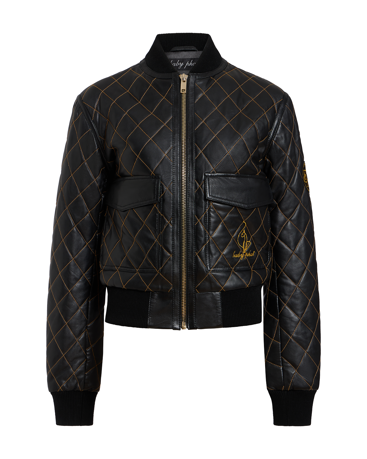 Anniversary Quilted Bomber Jacket | Baby Phat | Baby Phat