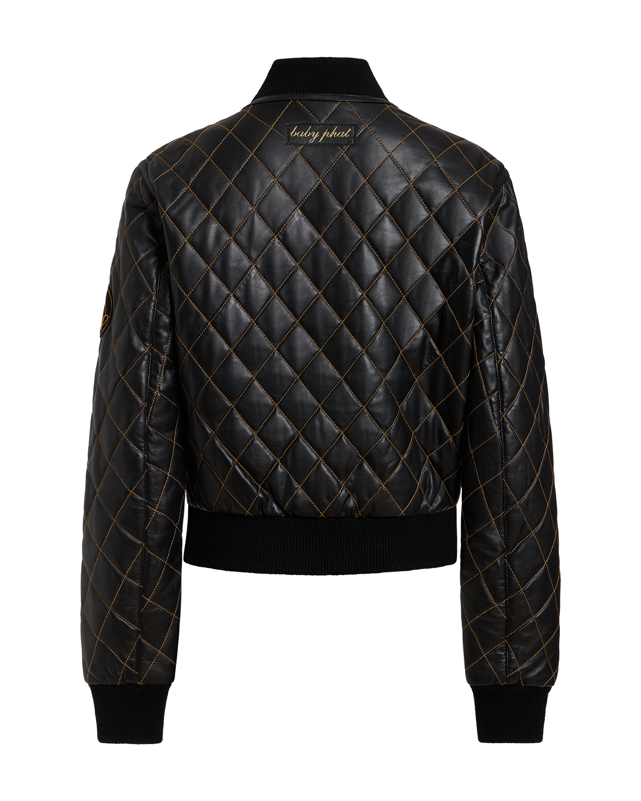 Anniversary Quilted Bomber Jacket | Baby Phat | Baby Phat