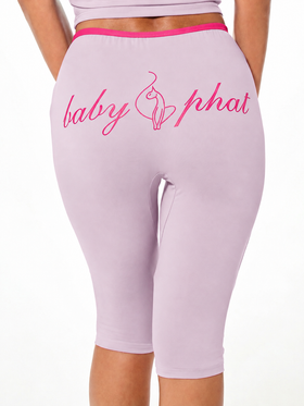 Contrast Capri Leggings with Bow Detail