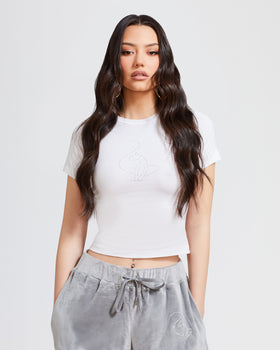 Essential Rhinestone Logo Tee