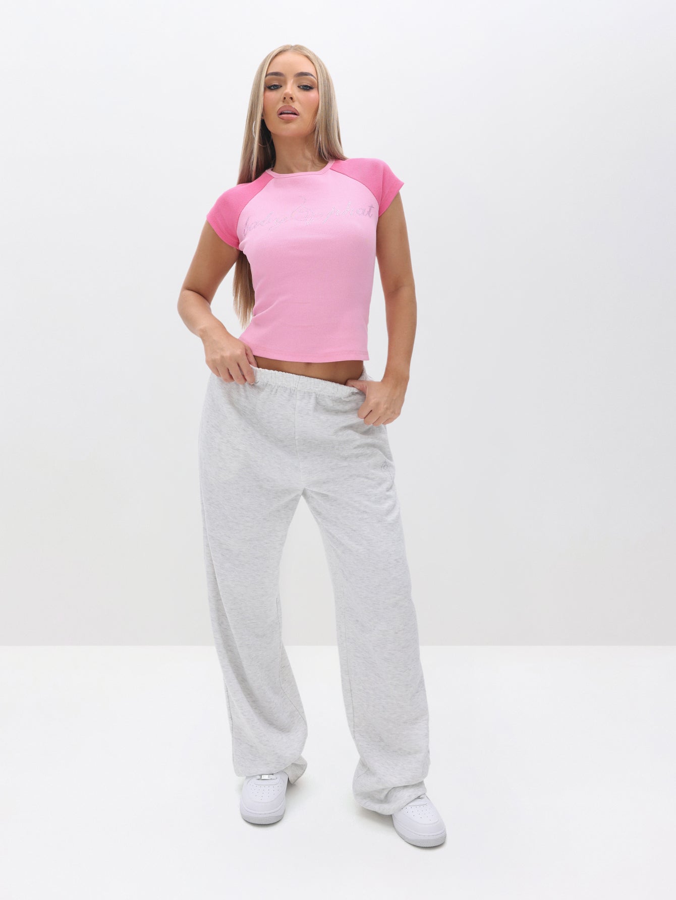 Contrast Sleeve Baby Tee