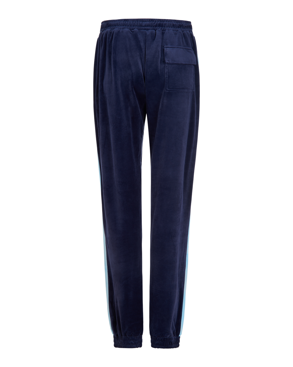 Heritage Sweatpant Navy with Light Blue Stripes | Baby Phat