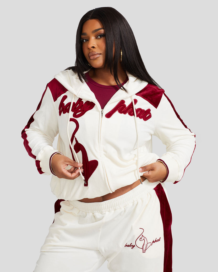 Women's Velour Tracksuit Jacket | Baby Phat | Baby Phat